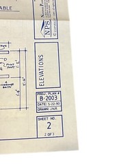 Vintage Manual UCANDO Picnic King Bench And Table Blue Print Design B2003 DIY