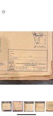 vintage set of 7 blueprint sheets from nationwide plan book company