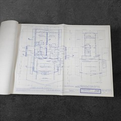 Vintage 1979 Matern Design 965 Blueprints 11-Page Solar Energy Edition Rare