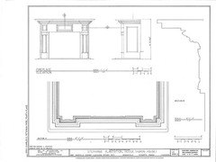Country Style Southern Plantation home, brick-wood design, porch printed plans