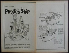 PIRATE SHIP Playhouse Design PLANS Parade Float