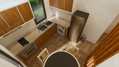 Small Home Design 6.5×6 Meter 22×20 Feet One Bed One Bath Shed (A4 Hard Copy)