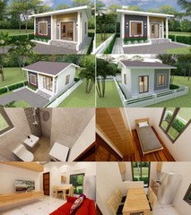 Small House Plans 20×23 Feet 4 Bedrooms 6×7 Meter Pdf Full Plan (A4 Hard Copy)