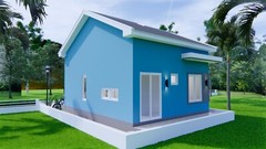Custom Small House Plan 20×27 Feet 6×8 Meter 2 Beds 1 Bath PDF (A4 Hard Copy)