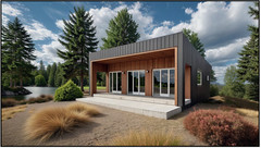 ADU_Tiny house (650ft²) 27’x32 2 Bedroom 1x Bathroom fully self contained