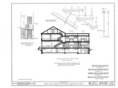 Traditional Colonial Brick Townhouse, narrow lot, 4+ bedrooms, home plans