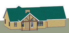 Custom Home House Building Plans 4 bedroom Blueprints 1365 sq ft PDF files