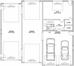 56×50 Apartment – 2-RV – 3 Br 2.5 Ba – PDF FloorPlan – 1,703 sqft – Model 1B