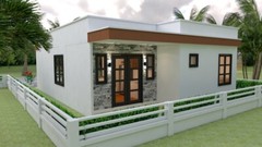 House Design Plan 8×11 Meter 26×36 Feet 3 Bedrooms Terrace Roof (A4 Hard Copy)