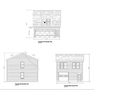 22’X26′- 26’X22′ GARAGE PLANS GABLE ROOF GABLE END GARAGE PLANS 20-2226-GBL-8