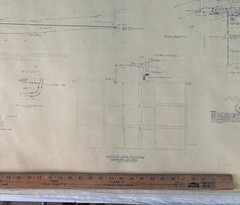 RARE Blueprints of Magnus Farm Historic Farm Rest Home Arlington Heights, IL VTG