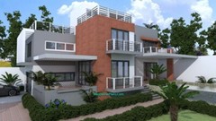 House Plan 10×16 Meter 33×53 Feet 4 Beds 4 Baths Terrace Roof (A4 Hard Copy)