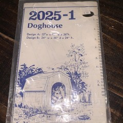 Doghouse Plan 1 Designs Blue Print Gable/Gambrel Dog House