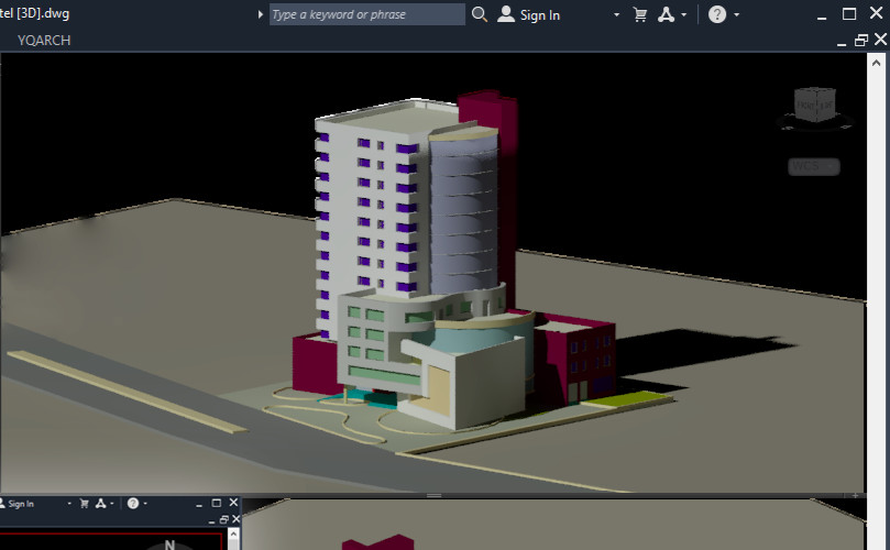 Modern Luxury Budget 5 Star Hotel Building Plan [DWG]