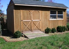 Custom Design Shed Plans, 12×20 Gable Backyard, Complete Shed Plans Package