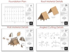 210 Sq Ft A Frame Cabin Plans House Plans Blueprints