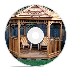 Professional Design Gazebo Plans, 10ft Hexagon Gazebo, How To Build it Yourself