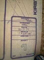 Vintage Blue Print Housing Plan For Apartment Development 1979 Knoxville TN