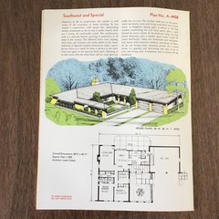 1982 Vtg Home Plans HOUSE Floor Plans Book SEE INDEX Ranch Splitlevel Expansion