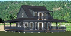 24×24 House — 2 Bedroom — 1.5 Bath 1,038 sq ft — PDF Floor Plan — Model 3H