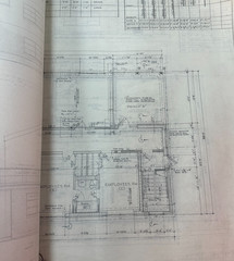 RARE Blueprints of Magnus Farm Historic Farm Rest Home Arlington Heights, IL VTG