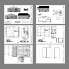 60×50 Apartment with 2-Car 2-RV Garage – PDF FloorPlan – 1,694 sqft – Model 1A
