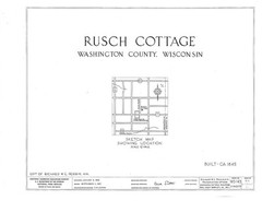 Timber frame cottage, printed architectural drawings, single story home plan