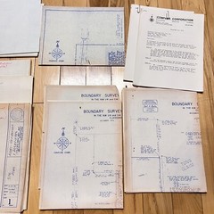 Various Blue Prints Residential Plot Sewer Site Plan Architect Road Improvement