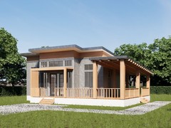 782 Sq Ft Residential Design Drawings | Printed Architectural 1 Bedroom