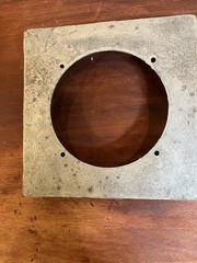 Two Posts Brackets, 10”x10” Square 2” rise (Cast Metal)