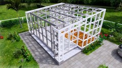 16×20 Feet Small House 5×6 Meter 1 Bed 1 Bath Steel Frame PDF and (A4 Hard Copy)