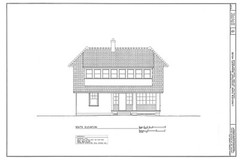 A compact 2 bedroom bungalow with generous living space, architectural printed p