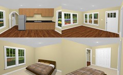 18×30 Tiny House — 540 sq ft — PDF Floor Plan – Model 5A