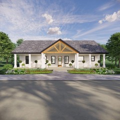 Harvest Farmstead Modern House Open Plan Design 60 x 30 – 3 Bed 2.5 Bath – Drawi
