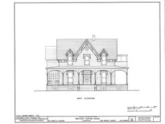 Carpenter Gothic Victorian home, wraparound porches, dormers, house plans