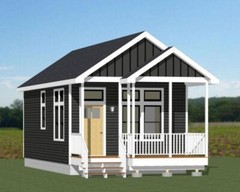 16×30 House — 1 Bedroom 1 Bath — PDF Floor Plan — 480 sq ft — Model 1A