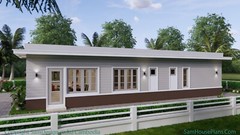 33×53 Feet House Design Plans 10×16 Meter 4 Beds 5 Baths Terrace (A4 Hard Copy)