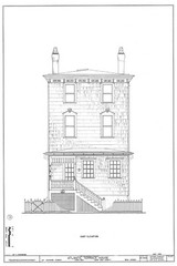 Victorian townhouse architectural drawings, traditional front porch, 8 bedrooms