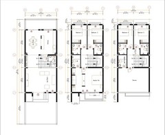 20×40 Feet House Plans 6×12 Meter 5 Bed 7 Bath Terrace R PDF Plan (A4 Hard Copy)