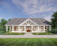 Lakeview House Plans – Open Plan Design – Modern Farmhouse 3 Bed/2 Bath + Home o