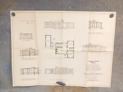 VTG Easy To Build House Good Housekeeping Floor Plan Albert Olson MCM Sleek