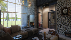 Long House 4 Bed, 3 Bathroom, CAD Blueprints Metric