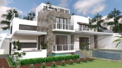 House Plan 10×16 Meter 33×53 Feet 4 Beds 4 Baths Terrace Roof (A4 Hard Copy)