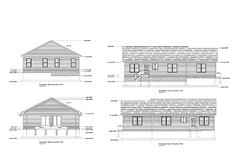 DUPLEX HOUSE PLANS RANCH DUPLEX 925 SQ FT EA APT 2BR 2BA DUPLEX RANCH #9803