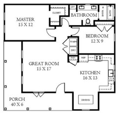 Custom House Plan Building Plans Blueprints White Cottage Style Farmhouse 1100SF