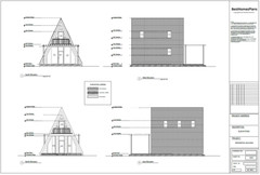 22’x38’ 2 Beds, 1 Bath Small A-Frame Cabin Architectural Build Plans PDF.
