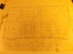 VINTAGE HOUSE BLUEPRINTS #5— 12″ X 18″ SEE PICTURES 7 PAGES