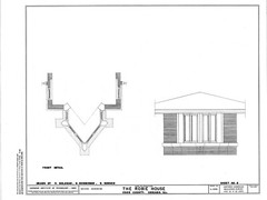Frank Lloyd Wright’s Prairie Style Robie House – 10 Sheet set of PRINTED plans