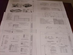 Tiny Home Construction Plans Model 747 with Energy Saving Checklist