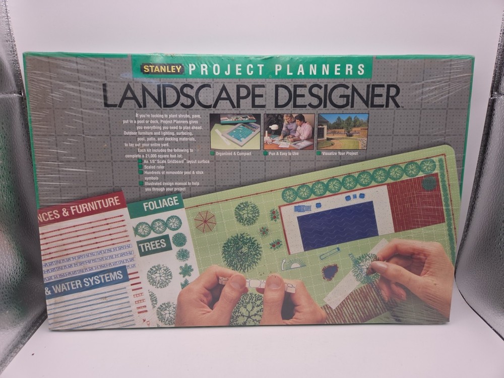Vintage Stanley Project Planner Landscape Designer -Sealed from 1988